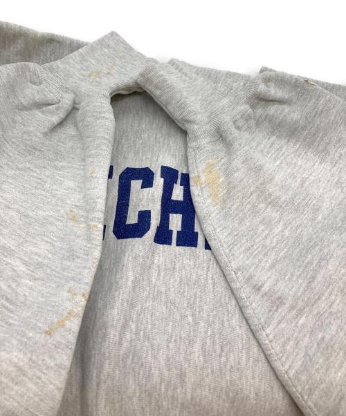 Champion REVERSE WEAVE（チャンピオン リバース ウィーブ）Champion REVERSE WEAVE (チャンピオン リバース ウィーブ) 染み込みプリントスウェット グレー サイズ:XXLの古着・服飾アイテム