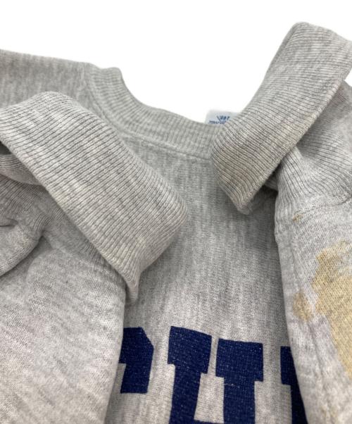 Champion REVERSE WEAVE（チャンピオン リバース ウィーブ）Champion REVERSE WEAVE (チャンピオン リバース ウィーブ) 染み込みプリントスウェット グレー サイズ:XXLの古着・服飾アイテム