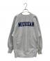 Champion REVERSE WEAVE（チャンピオン リバース ウィーブ）の古着「染み込みプリントスウェット」｜グレー