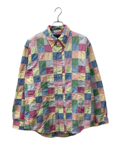 BROOKS BROTHERS（ブルックスブラザーズ）BROOKS BROTHERS (ブルックスブラザーズ) パッチワークシャツ マルチカラー サイズ:Ｌの古着・服飾アイテム