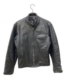 Schott（ショット）の古着「シングルライダースジャケット」｜ブラック