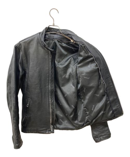 Schott（ショット）Schott (ショット) シングルライダースジャケット ブラック サイズ:36の古着・服飾アイテム
