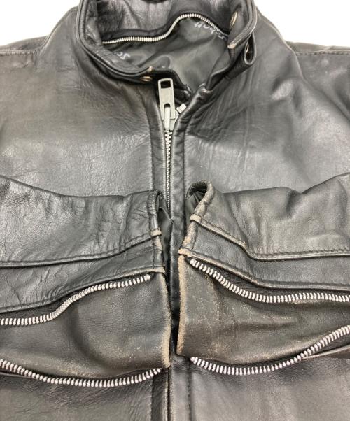 Schott（ショット）Schott (ショット) シングルライダースジャケット ブラック サイズ:36の古着・服飾アイテム