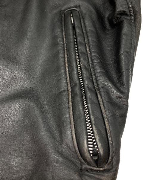 Schott（ショット）Schott (ショット) シングルライダースジャケット ブラック サイズ:36の古着・服飾アイテム