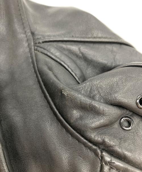 Schott（ショット）Schott (ショット) シングルライダースジャケット ブラック サイズ:36の古着・服飾アイテム