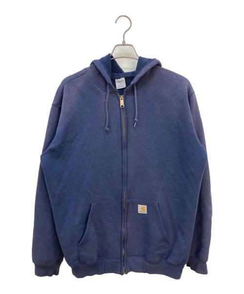 CarHartt（カーハート）CarHartt (カーハート) ジップパーカー ネイビー サイズ:Lの古着・服飾アイテム