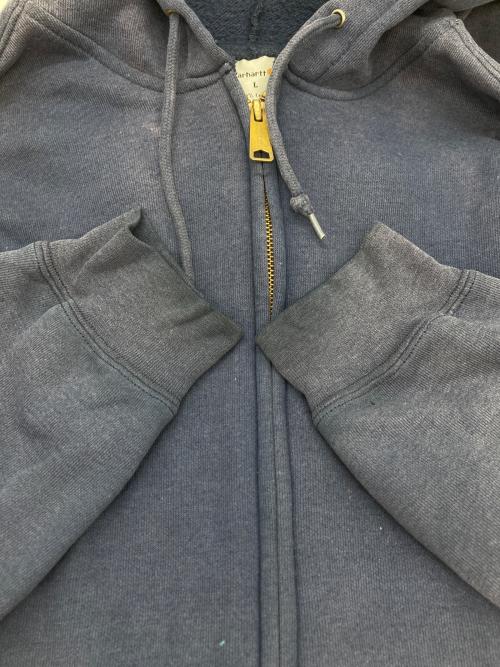 CarHartt（カーハート）CarHartt (カーハート) ジップパーカー ネイビー サイズ:Lの古着・服飾アイテム