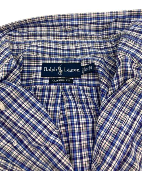 POLO RALPH LAUREN（ポロ・ラルフローレン）POLO RALPH LAUREN (ポロ・ラルフローレン) ボタンダウンシャツ ブルー サイズ:Lの古着・服飾アイテム