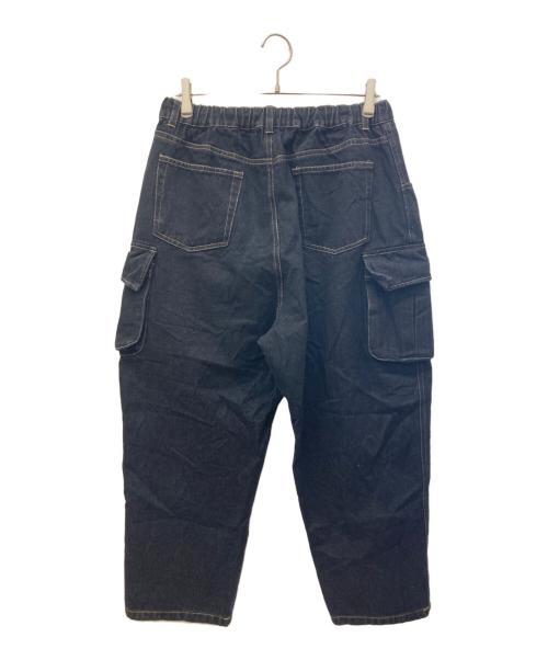 Ballsy.Brothers（ボールジーブラザーズ）Ballsy.Brothers (ボールジーブラザーズ) デニムカーゴパンツ ブラック サイズ:Ｌの古着・服飾アイテム