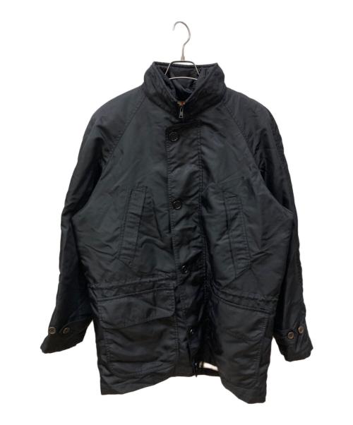 Burberry's（バーバリーズ）Burberry's (バーバリーズ) 裏ノバライナー付きハーフコート ブラック サイズ:表記なしの古着・服飾アイテム