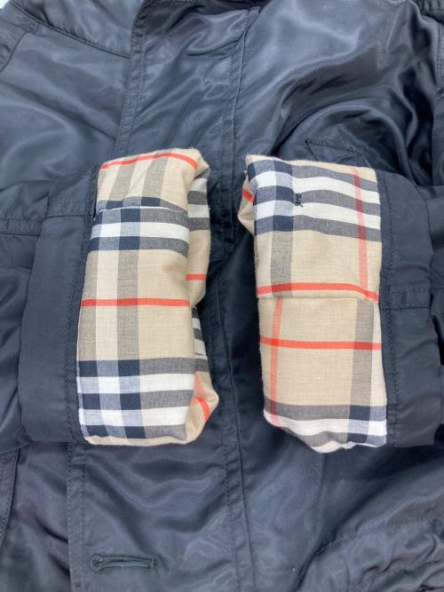 Burberry's（バーバリーズ）Burberry's (バーバリーズ) 裏ノバライナー付きハーフコート ブラック サイズ:表記なしの古着・服飾アイテム