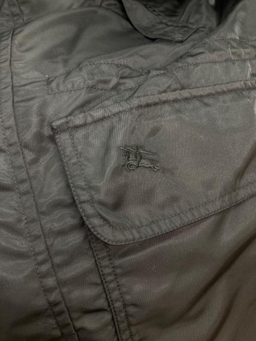 Burberry's（バーバリーズ）Burberry's (バーバリーズ) 裏ノバライナー付きハーフコート ブラック サイズ:表記なしの古着・服飾アイテム
