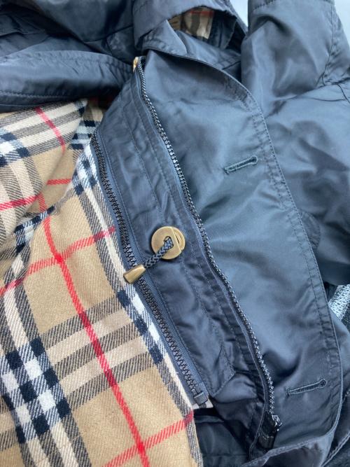 Burberry's（バーバリーズ）Burberry's (バーバリーズ) 裏ノバライナー付きハーフコート ブラック サイズ:表記なしの古着・服飾アイテム
