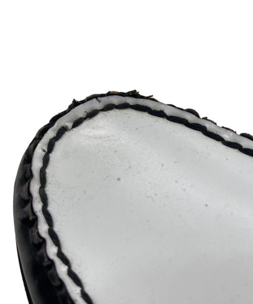 G.H.BASS（ジーエイチバス）G.H.BASS (ジーエイチバス) コインローファー ブラック×ホワイト サイズ:41の古着・服飾アイテム