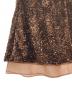 中古・古着 ANDREA&CO (アンドレアアンドコー) スパンコールスカート ブラウン サイズ:F 未使用品：4500円