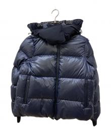 BURBERRY（バーバリー）の古着「デタッチャブルフードダウンジャケット」｜ネイビー