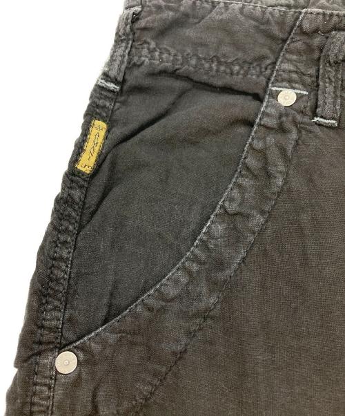 ARMANI JEANS（アルマーニジーンズ）ARMANI JEANS (アルマーニジーンズ) リネンパンツ ブラック サイズ:36の古着・服飾アイテム