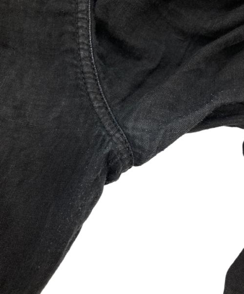 ARMANI JEANS（アルマーニジーンズ）ARMANI JEANS (アルマーニジーンズ) リネンパンツ ブラック サイズ:36の古着・服飾アイテム