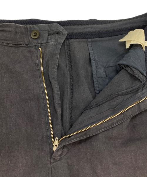 ARMANI JEANS（アルマーニジーンズ）ARMANI JEANS (アルマーニジーンズ) リネンブレンドパンツ ネイビー サイズ:USA30の古着・服飾アイテム