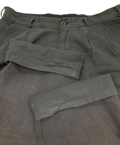 ARMANI JEANS（アルマーニジーンズ）ARMANI JEANS (アルマーニジーンズ) リネンブレンドパンツ ネイビー サイズ:USA30の古着・服飾アイテム