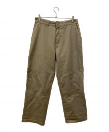 Dickies（ディッキーズ）の古着「ダブルニーワークパンツ」｜ベージュ