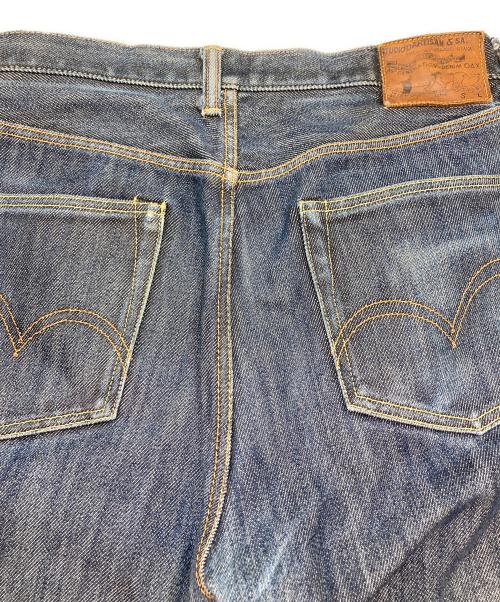 STUDIO D'ARTISAN（ステュディオダルチザン）STUDIO D'ARTISAN (ステュディオダルチザン) セルビッチデニムパンツ インディゴ サイズ:34の古着・服飾アイテム