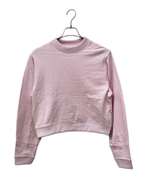 Acne studios（アクネ ストゥディオズ）ACNE STUDIOS (アクネ ストゥディオズ) サイドジップスウェット ピンク サイズ:Sの古着・服飾アイテム