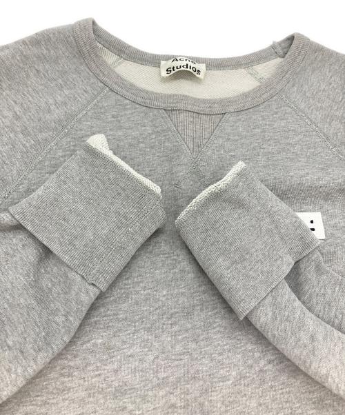 Acne studios（アクネ ストゥディオズ）ACNE STUDIOS (アクネ ストゥディオズ) フェイスパッチスウェット グレー サイズ:XXSの古着・服飾アイテム
