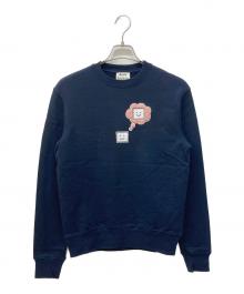 Acne studios（アクネ ストゥディオズ）の古着「casey emoji/ワッペンスウェット」｜ネイビー