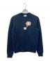 Acne studios（アクネ ストゥディオズ）の古着「casey emoji/ワッペンスウェット」｜ネイビー
