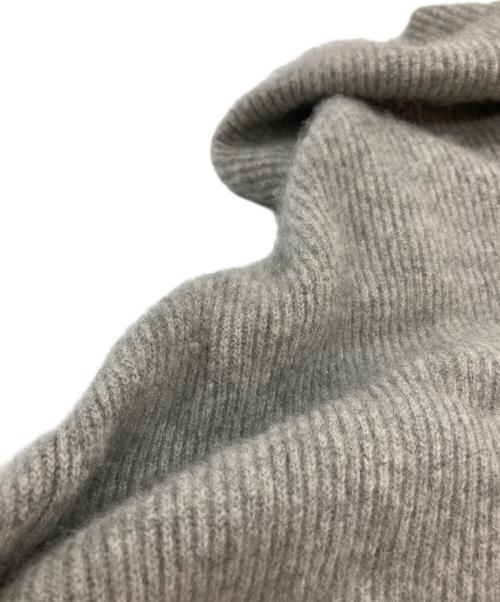 BATONER（バトナ―）BATONER (バトナ―) カシミヤフォックスユニークタートルニット グレー サイズ:SIZE 2の古着・服飾アイテム