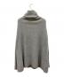 BATONER (バトナ―) カシミヤフォックスユニークタートルニット グレー サイズ:SIZE 2：8000円