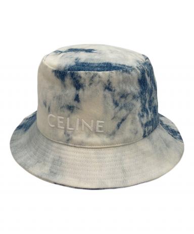 【定価7万】極美品CELINE バケットハット【Lサイズ】 中古・古着通販】CELINE (セリーヌ) ブリーチ加工バケットハット