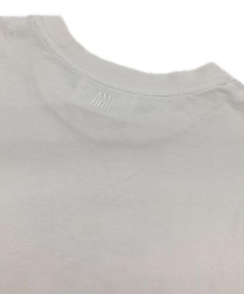 AMI PARIS（アミ パリス）AMI PARIS (アミ パリス) ハートロゴTシャツ ホワイト サイズ:Sの古着・服飾アイテム