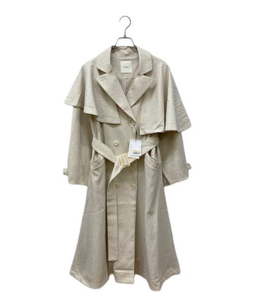 Eaphi（エフィ）Eaphi (エフィ) リネンブレンドコート ベージュ サイズ:S 未使用品の古着・服飾アイテム