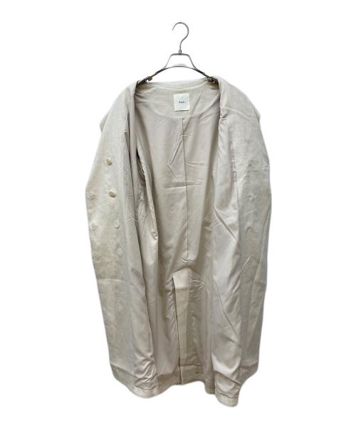 Eaphi（エフィ）Eaphi (エフィ) リネンブレンドコート ベージュ サイズ:S 未使用品の古着・服飾アイテム