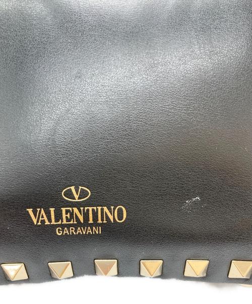 VALENTINO GARAVANI（ヴァレンティノ・ガラヴァーニ）VALENTINO GARAVANI (ヴァレンティノ・ガラヴァーニ) 2WAYロックスタッズショルダーバッグ ブラックの古着・服飾アイテム