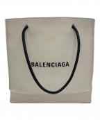 BALENCIAGAバレンシアガ）の古着「2WAYショルダーバッグ/ショッピングバッグ スモール」｜ホワイト