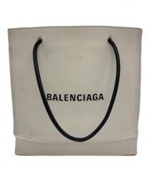 BALENCIAGA（バレンシアガ）の古着「2WAYショルダーバッグ/ショッピングバッグ スモール」｜ホワイト