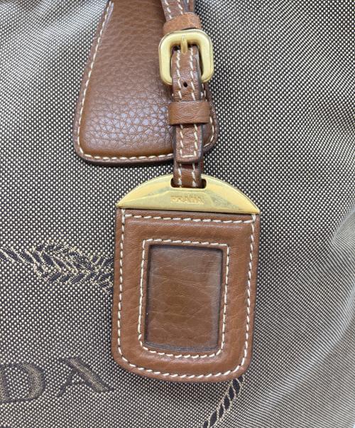 PRADA（プラダ）PRADA (プラダ) 2WAYトートバッグ ブラウンの古着・服飾アイテム