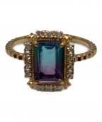 NOJESSノジェス）の古着「ストーンデザインリング」｜ゴールド