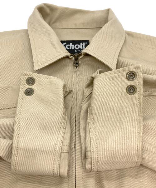Schott（ショット）Schott (ショット) ワークジャケット ベージュ サイズ:Ⅿの古着・服飾アイテム