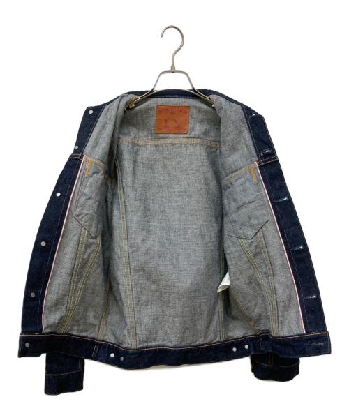 MOMOTARO JEANS（桃太郎ジーンズ）MOMOTARO JEANS (桃太郎ジーンズ) デニムトラッカージャケット/出陣3rdダブルポケットジャケット インディゴ サイズ:38の古着・服飾アイテム