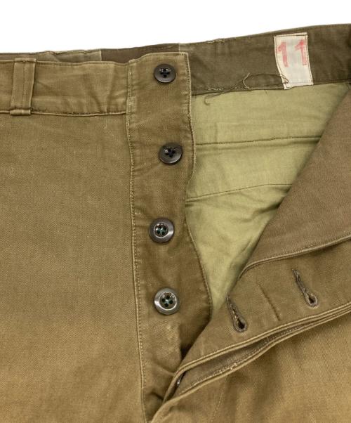 French Army（フランス軍）French Army (フランス軍) M-47後期カーゴパンツ カーキ サイズ:11の古着・服飾アイテム