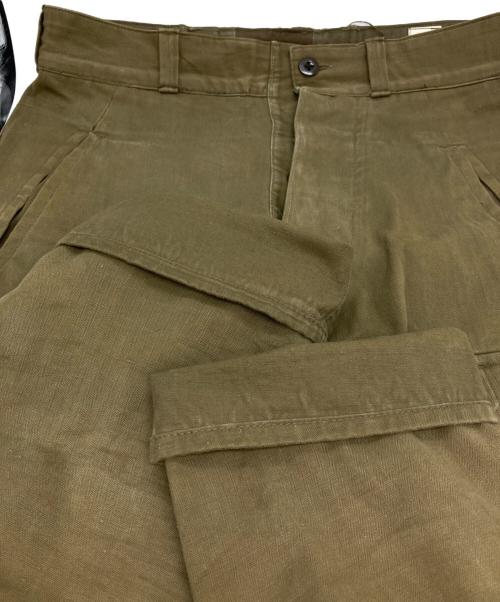 French Army（フランス軍）French Army (フランス軍) M-47後期カーゴパンツ カーキ サイズ:11の古着・服飾アイテム