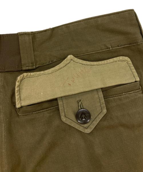 French Army（フランス軍）French Army (フランス軍) M-47後期カーゴパンツ カーキ サイズ:11の古着・服飾アイテム