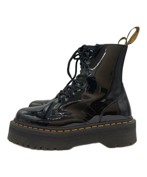 Dr.Martens（ドクターマーチン）Dr.Martens (ドクターマーチン) JADON/エナメル8ホールブーツ ブラック サイズ:UK 6の古着・服飾アイテム