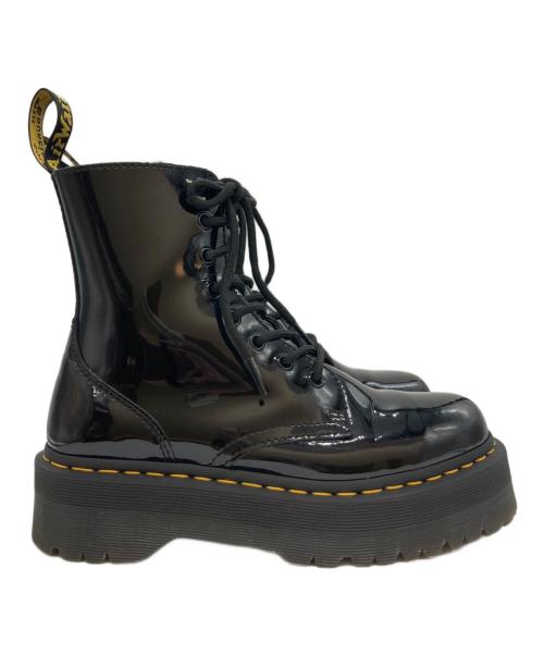 Dr.Martens（ドクターマーチン）Dr.Martens (ドクターマーチン) JADON/エナメル8ホールブーツ ブラック サイズ:UK 6の古着・服飾アイテム