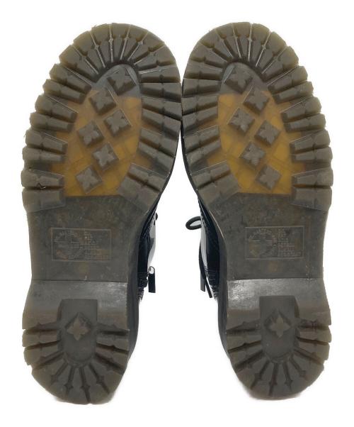 Dr.Martens（ドクターマーチン）Dr.Martens (ドクターマーチン) JADON/エナメル8ホールブーツ ブラック サイズ:UK 6の古着・服飾アイテム