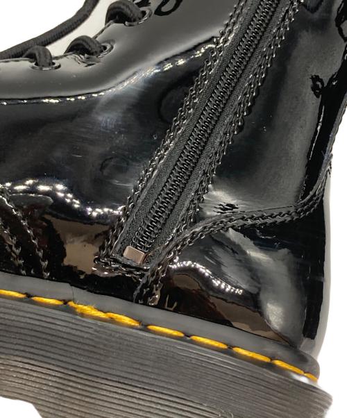 Dr.Martens（ドクターマーチン）Dr.Martens (ドクターマーチン) JADON/エナメル8ホールブーツ ブラック サイズ:UK 6の古着・服飾アイテム